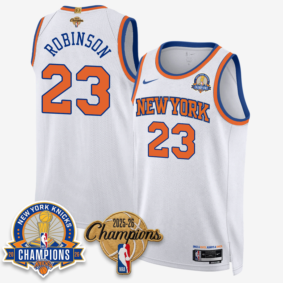 New York Knicks 2026 Basketball Champions Special Edition Vapor Jersey V2- Stitched