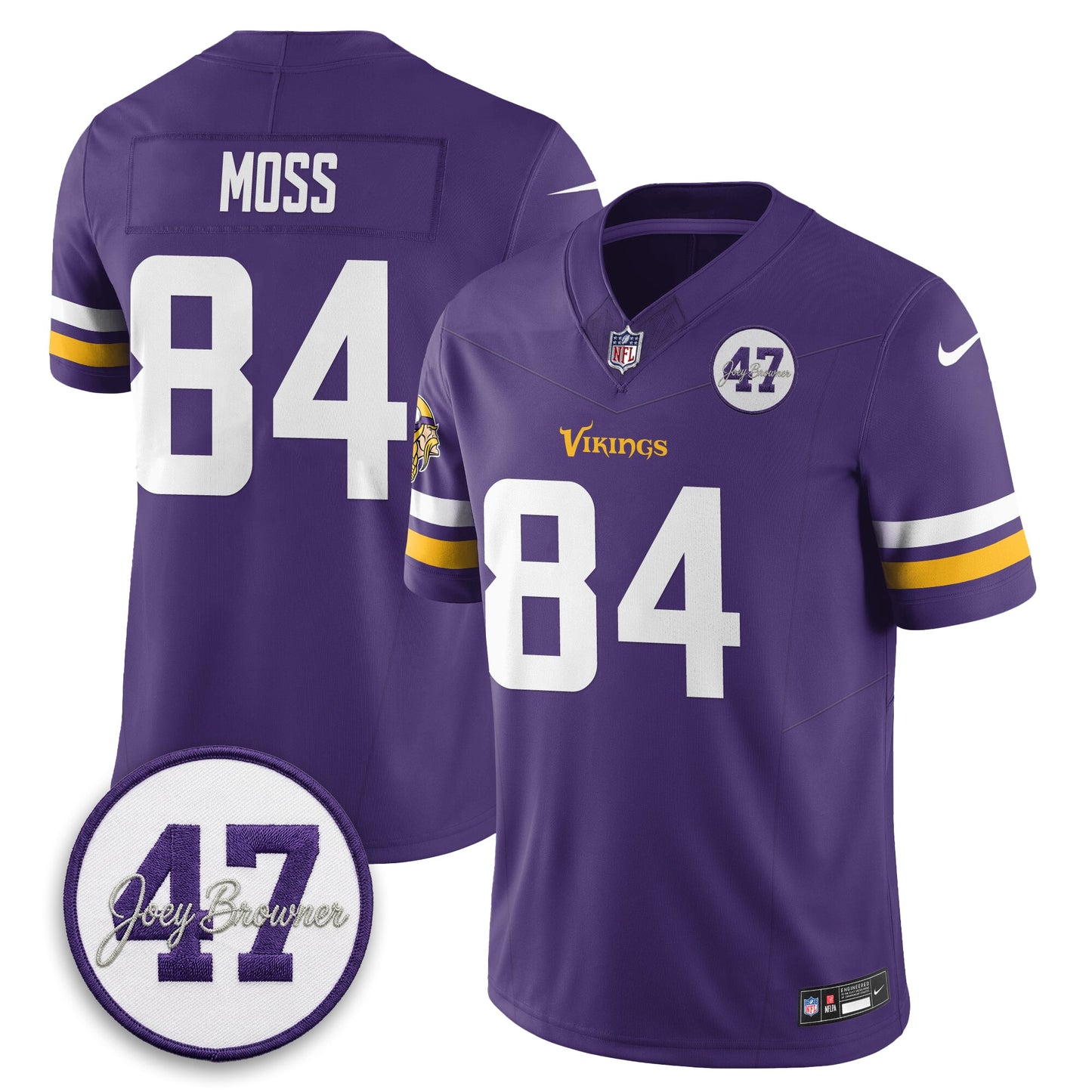 MIN Joey Browner Thank You For Memories - 1960 – 2026 Football Vapor Limited Jersey - All Stitched