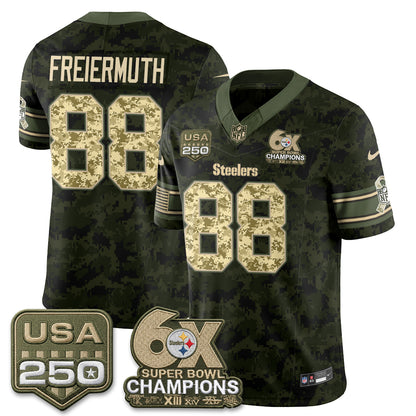 PIT 2026 Salute to Service Edition Vapor Jersey V2- Stitched