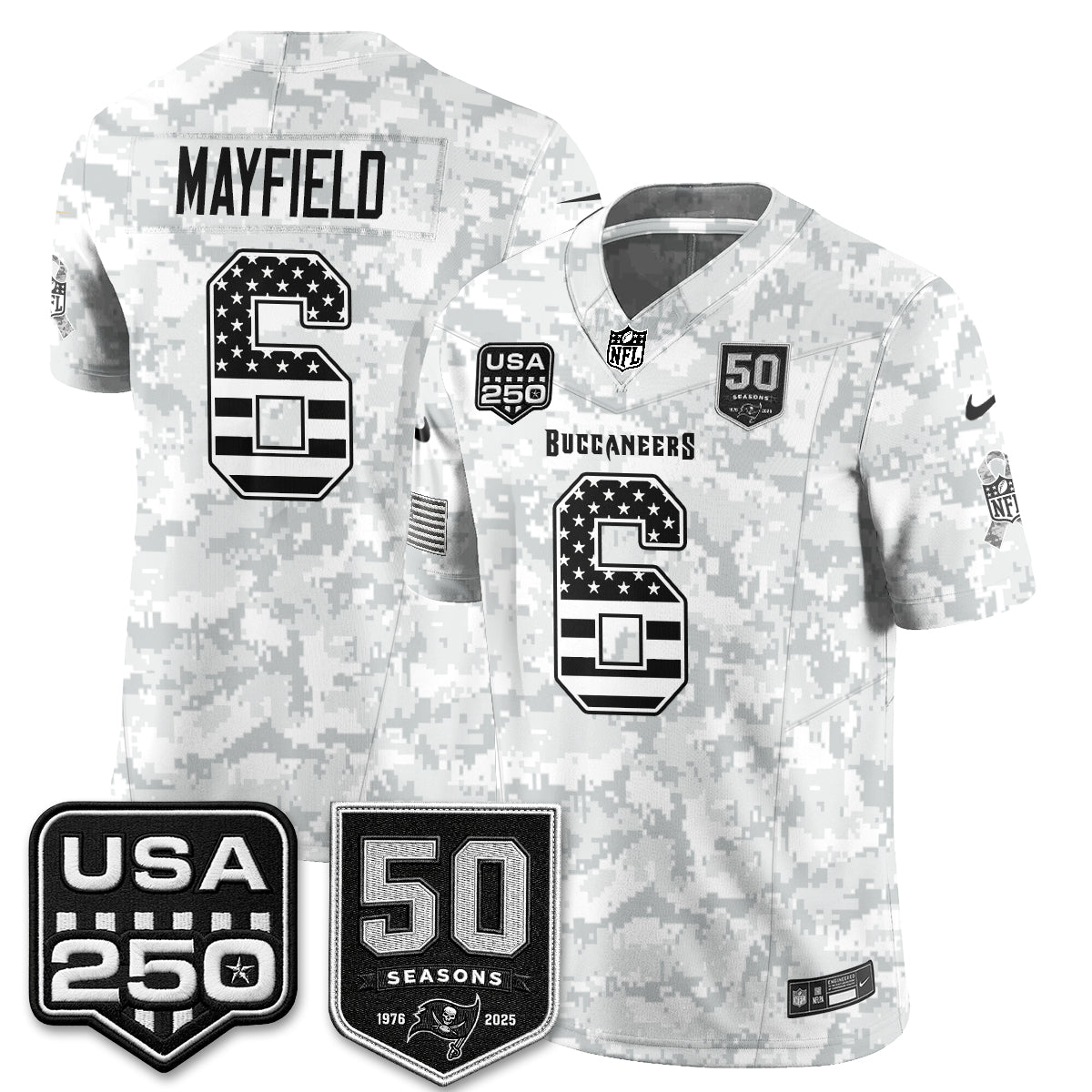 TB 2026 Salute to Service Edition Vapor Jersey - Stitched