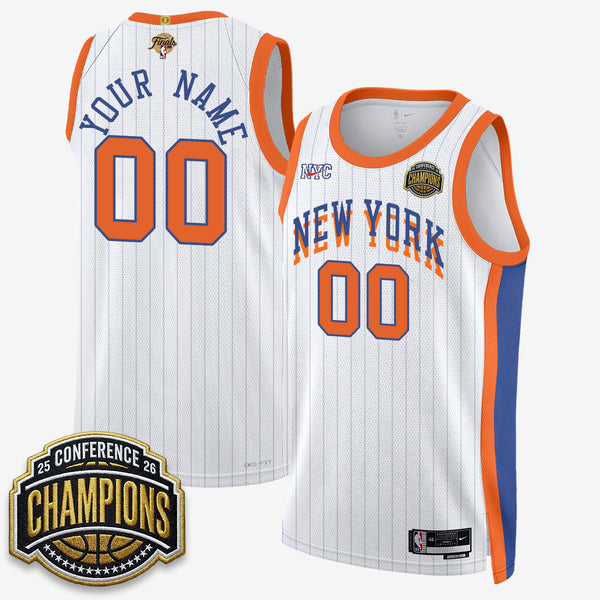 NYK 2026 NBA Finals City Edition Custom Jersey V3- Stitched