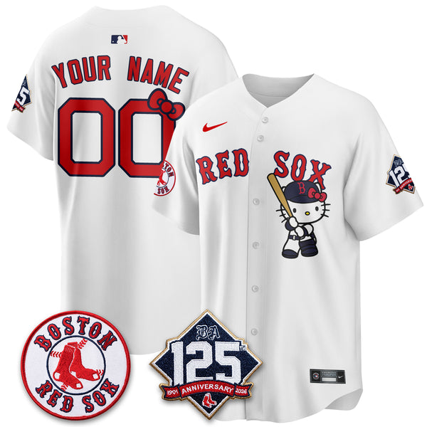 Boston Red Sox x Meow KT Vapor Limited Custom Jersey - Stitched-NQD