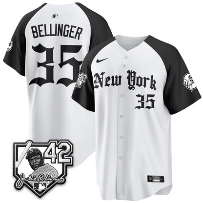 NYY 2026 Jackie Robinson Day Gothic Vapor Limited Jersey - All Stitched