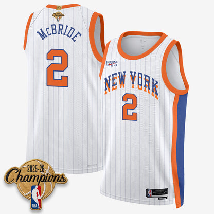 NYK 2026 Basketball Champions Vapor Jersey V2- Stitched