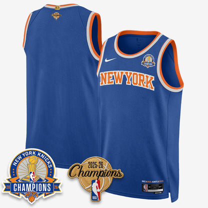 New York Knicks 2026 Basketball Champions Special Edition Vapor Jersey V2- Stitched