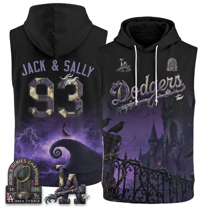 LAD Nightmare Edition Sleeveless Hoodie Tank Top - Printed