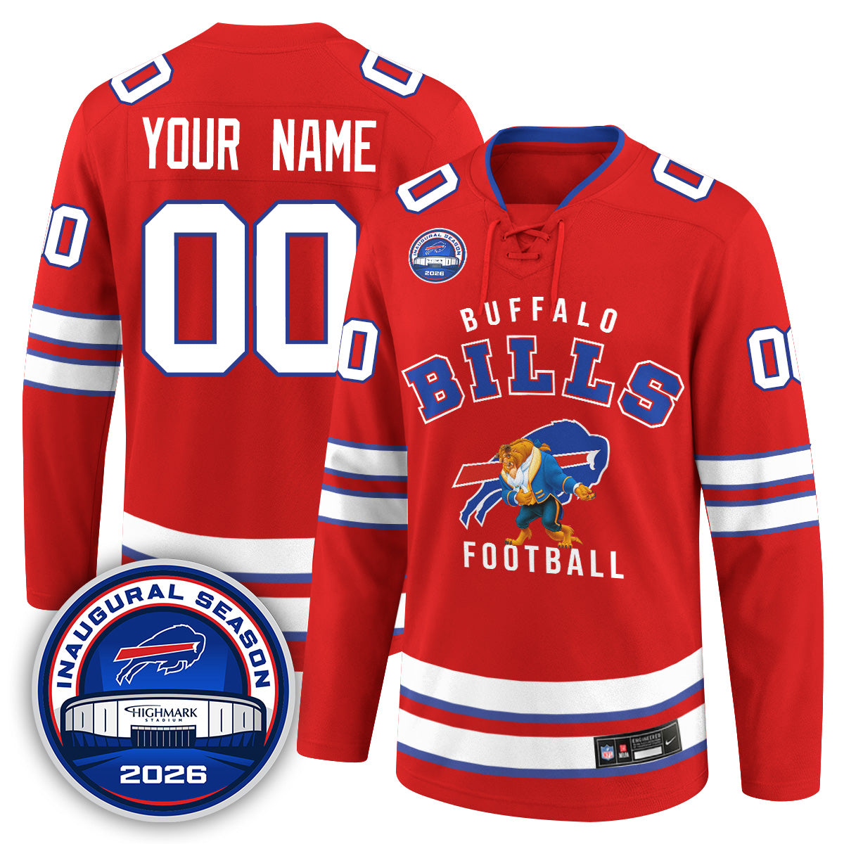 BUF x The Beast Edition Custom Hockey Jersey - Printed
