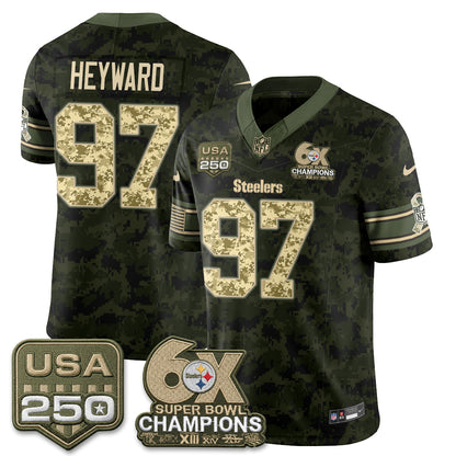 PIT 2026 Salute to Service Edition Vapor Jersey V2- Stitched