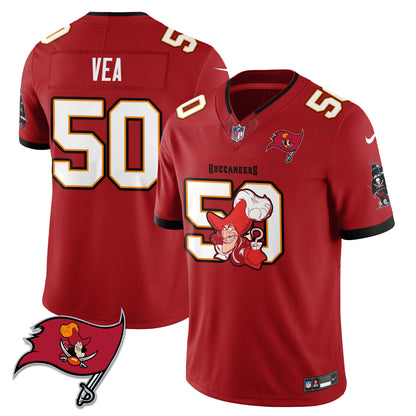 TB x Red Coat Captain Edition Vapor Jersey - Stitched