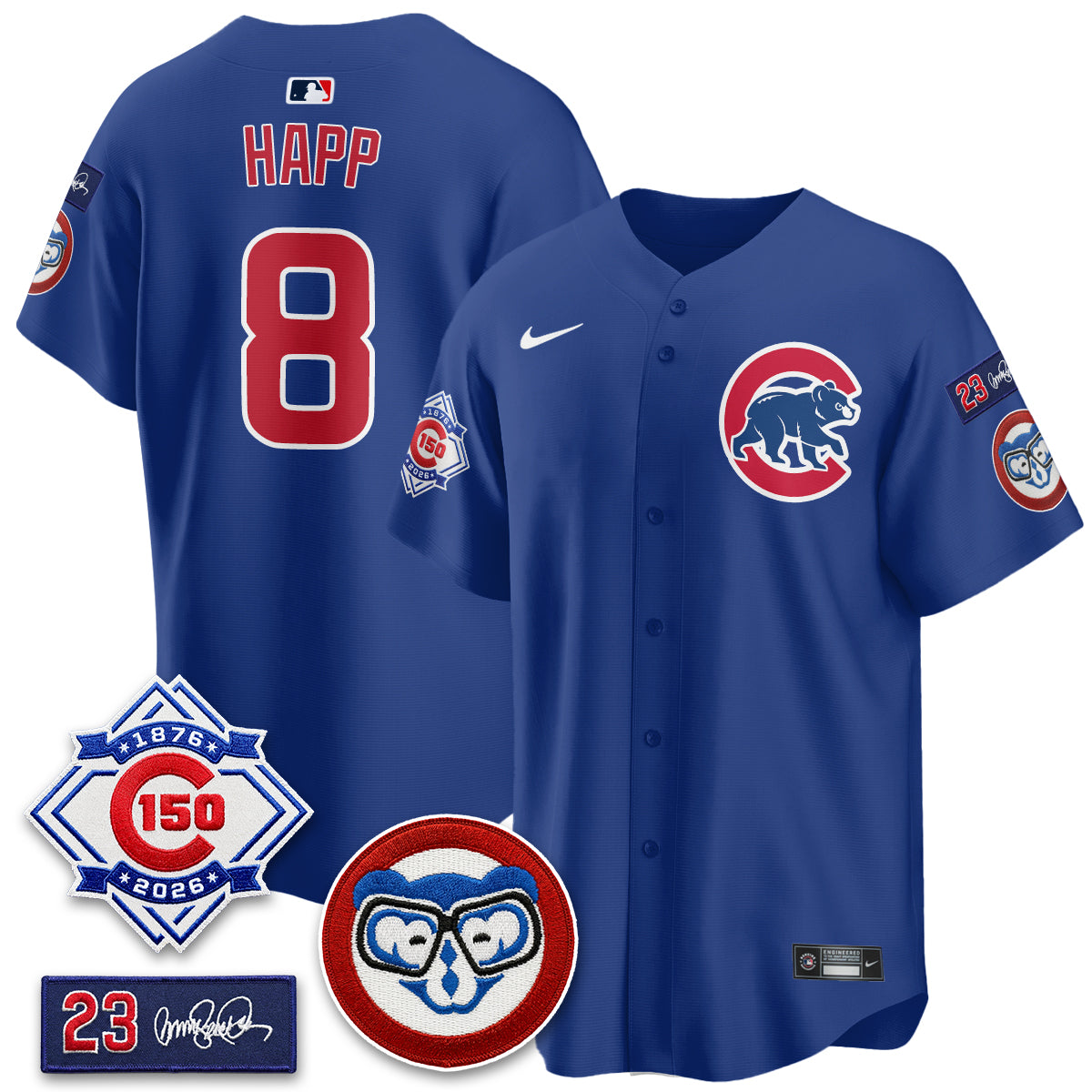 Chicago Cubs 150th Anniversary Holy Cow Vapor Premier Limited Jersey - All Stitched