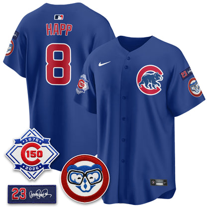 Chicago Cubs 150th Anniversary Holy Cow Vapor Premier Limited Jersey - All Stitched
