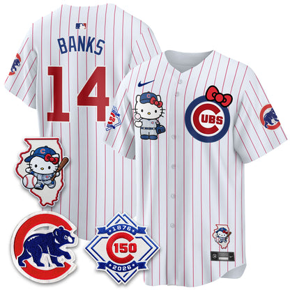Chicago Cubs x Meow KT Vapor Premier Limited Jersey - All Stitched V2