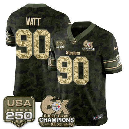 PIT 2026 Salute to Service Edition Vapor Jersey V2- Stitched