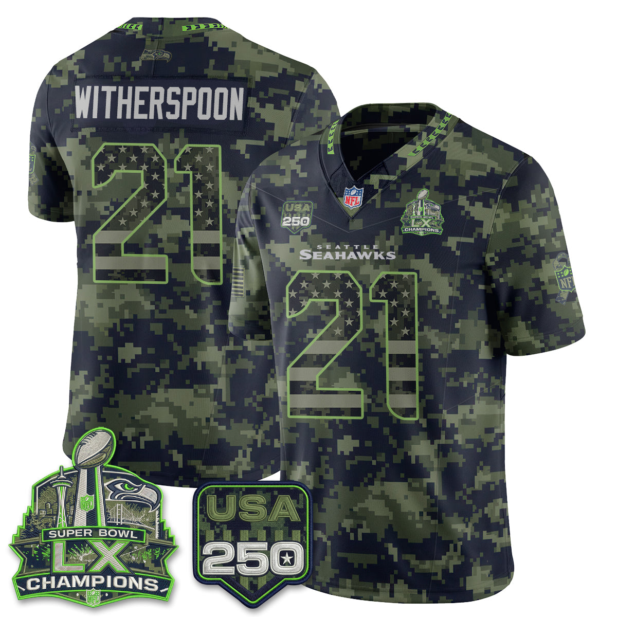 SEA 2026 Salute to Service Edition Vapor Jersey - Stitched