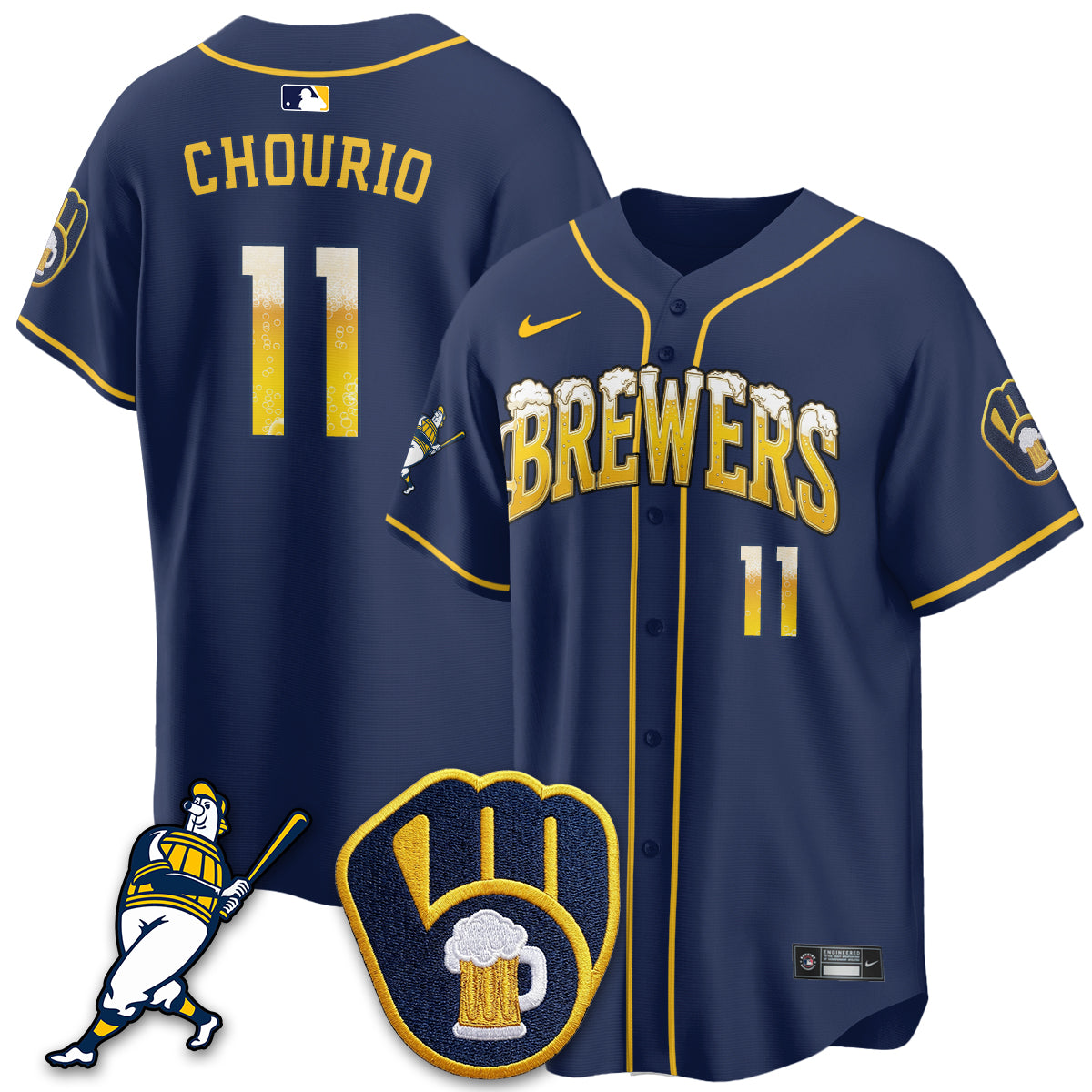 MIL "Pitcher & Pint" Edition Vapor Limited Jersey - Stitched