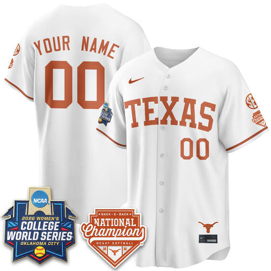 TEX Softball 2026 World Series (WCWS) Vapor Premier Limited Custom Jersey - B2B Champs - All Stitched