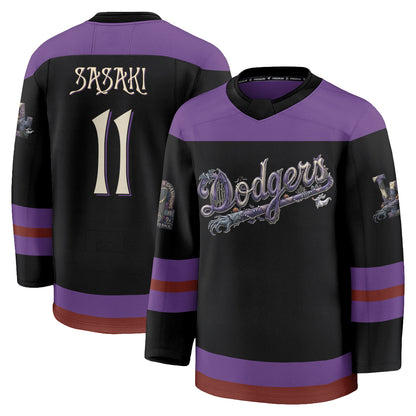 LAD Nightmare Halloween Edition Hockey Jersey - Printed