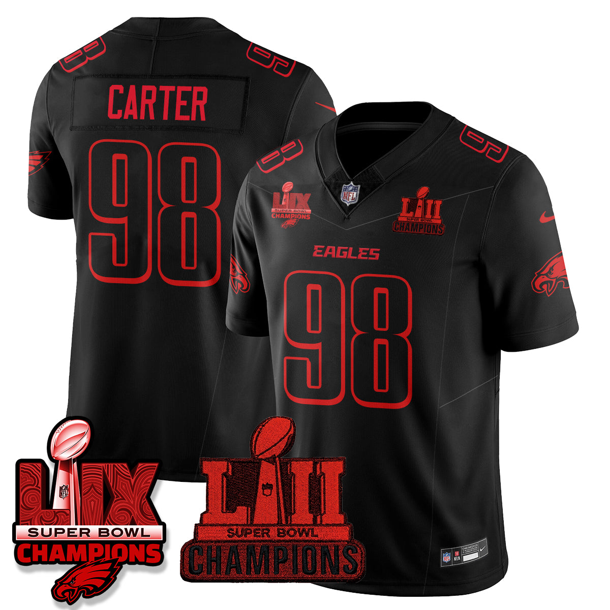 PHI Dark Side Edition Vapor Jersey - Stitched