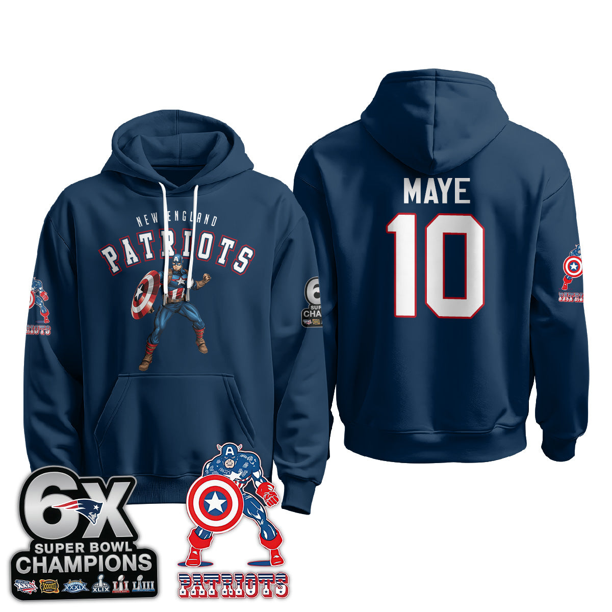 NE x Liberty Guardian Edition Pullover Hoodie V1 - Printed