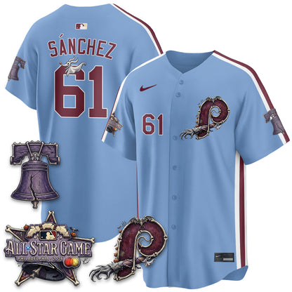 Philadelphia Phillies Nightmare Edition Vapor Jersey - Printed-NHM