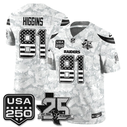 HOU 2026 Salute to Service Edition Vapor Jersey - Stitched