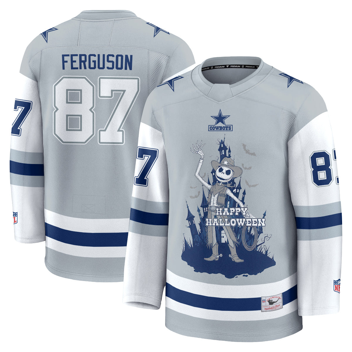 Dallas Cowboys x Nightmare Halloween 2026 Edition Hockey Jersey - Printed