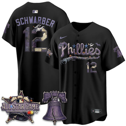 Philadelphia Phillies Nightmare Edition Vapor Jersey - Printed-NHM