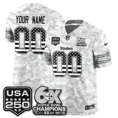 PIT 2026 Salute to Service Edition Vapor Custom Jersey - Stitched