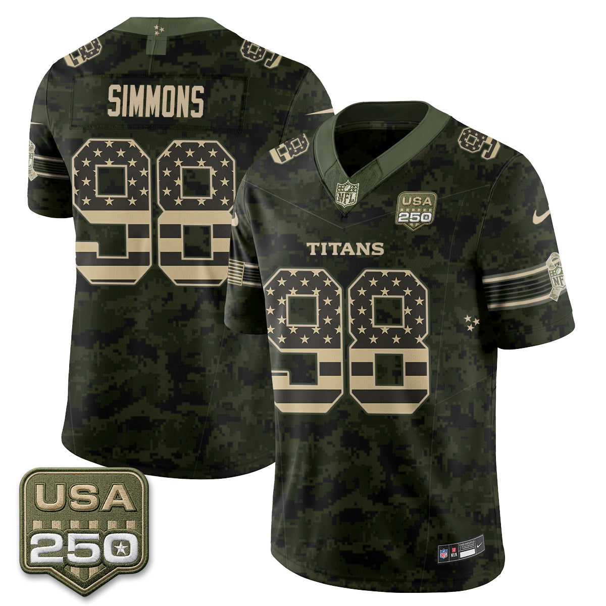 TEN 2026 Salute to Service Edition Vapor Jersey - Stitched