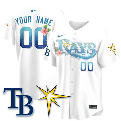 Tampa Bay Rays Aloha Spirit Vapor Limited Custom Jersey - Stitched
