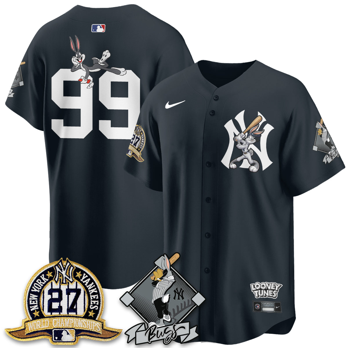 New York Yankees Bunny Vapor Limited Jersey V2- Stitched