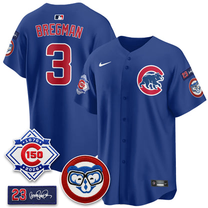 Chicago Cubs 150th Anniversary Holy Cow Vapor Premier Limited Jersey - All Stitched