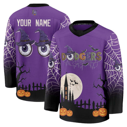 LAD Halloween Edition Hockey Custom Jersey - Printed