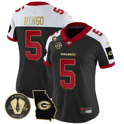 Women's Georgia Bulldogs 2023 Vapor Jersey V3 - Georgia Map - All Stitched