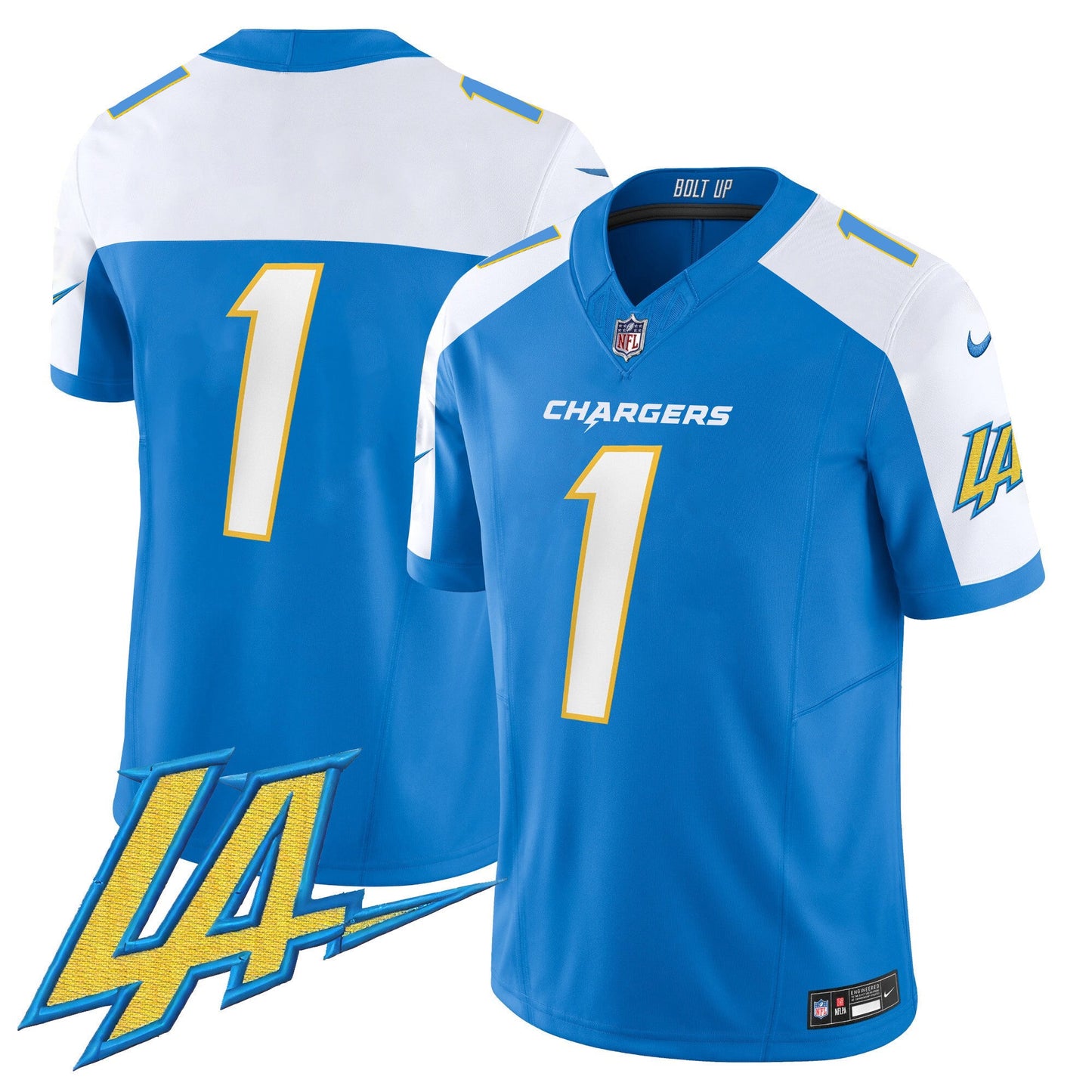Men's Chargers Vapor Limited Jersey V2 - All Stitched