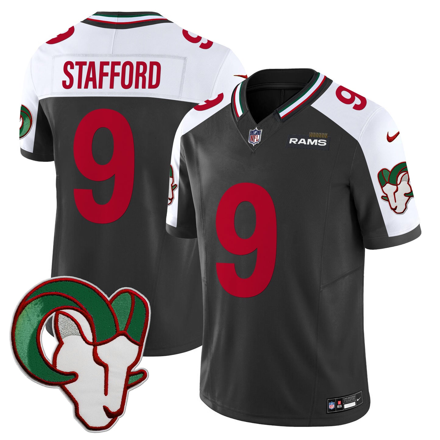 Los Angeles Rams Mexico Vapor Limited Jersey - All Stitched