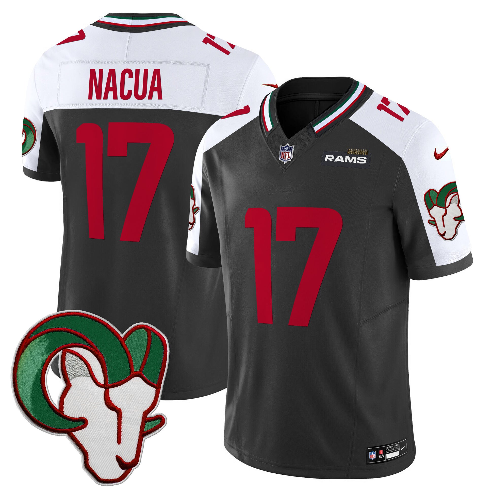Los Angeles Rams Mexico Vapor Limited Jersey - All Stitched