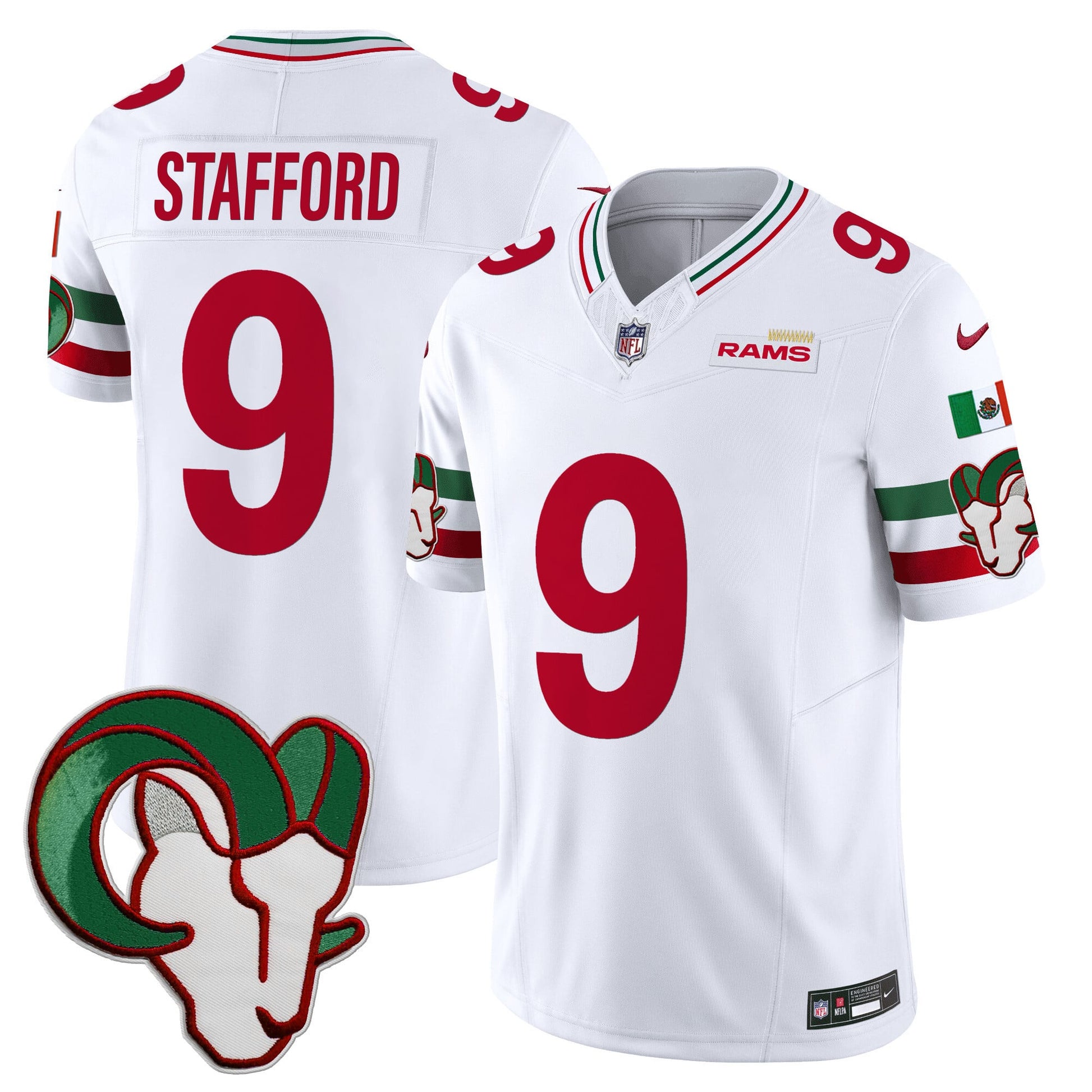 Los Angeles Rams Mexico Vapor Limited Jersey - All Stitched