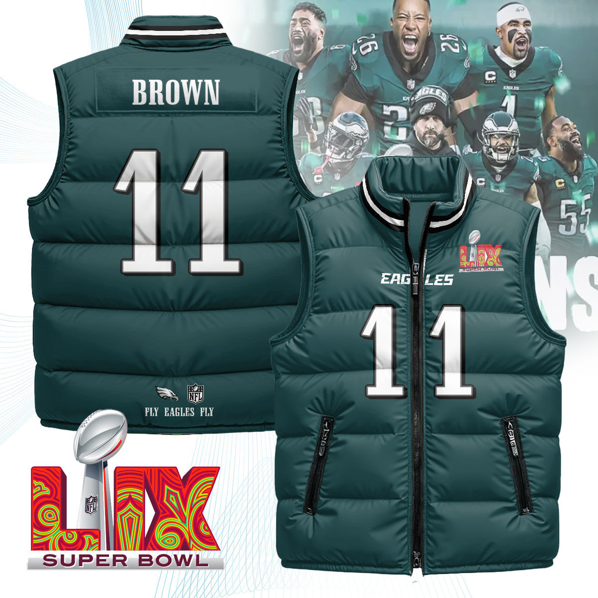 PHI Unisex Puffer Vest