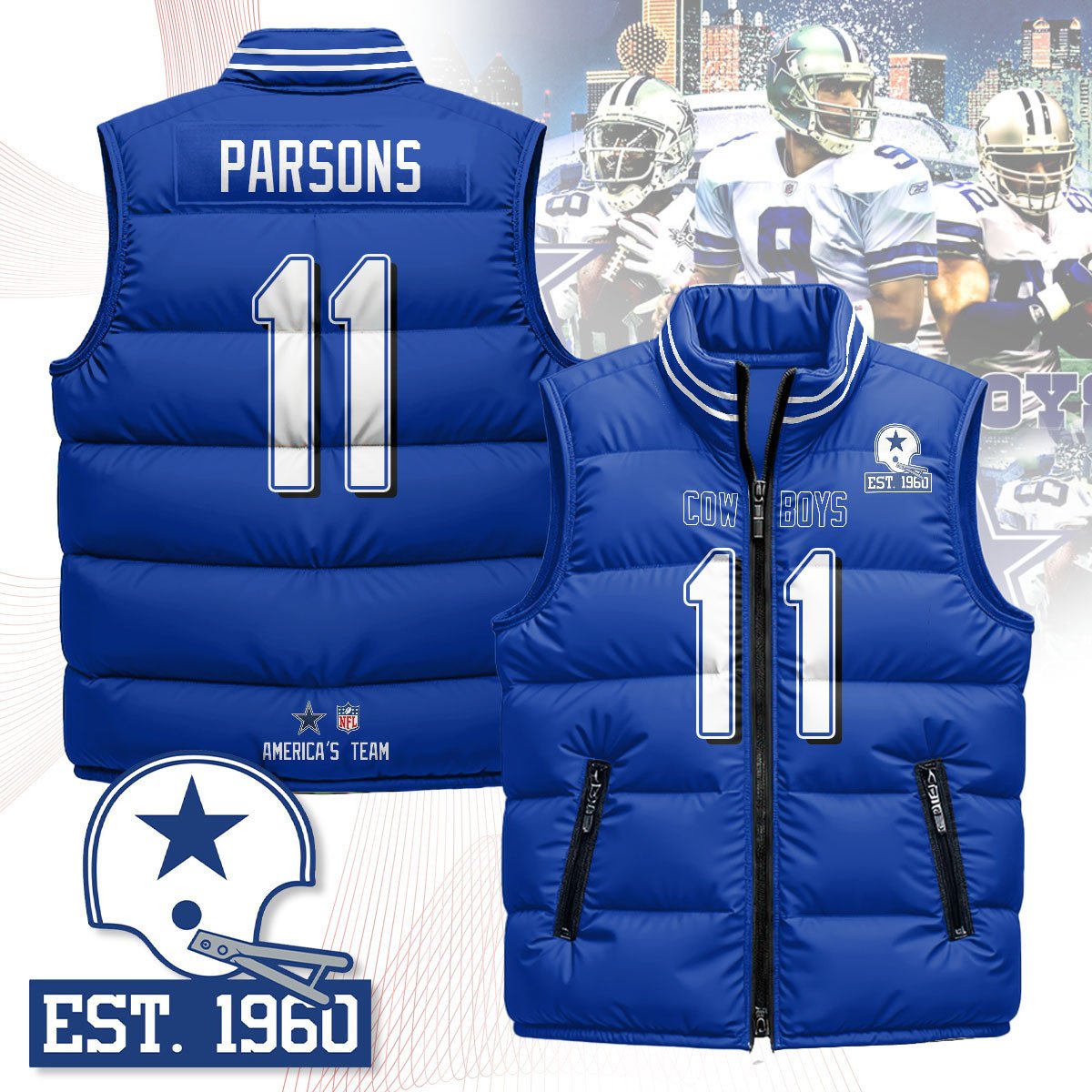 DAL Unisex Puffer Vest