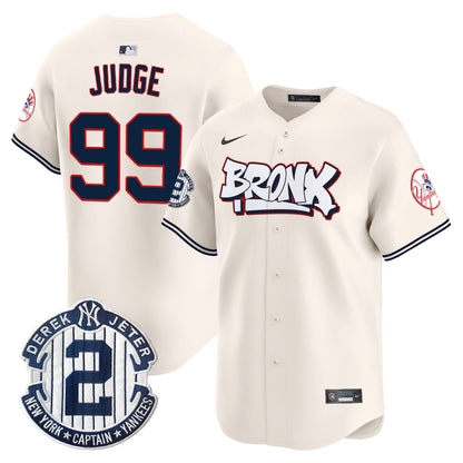 Men's New York Yankees The Bronx Graffiti Vapor Premier Limited Jersey V4 - All Stitched