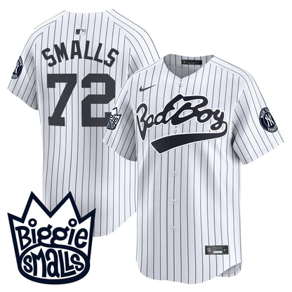 Men's New York Yankees Biggie Smalls Vapor Premier Limited Jersey - All Stitched