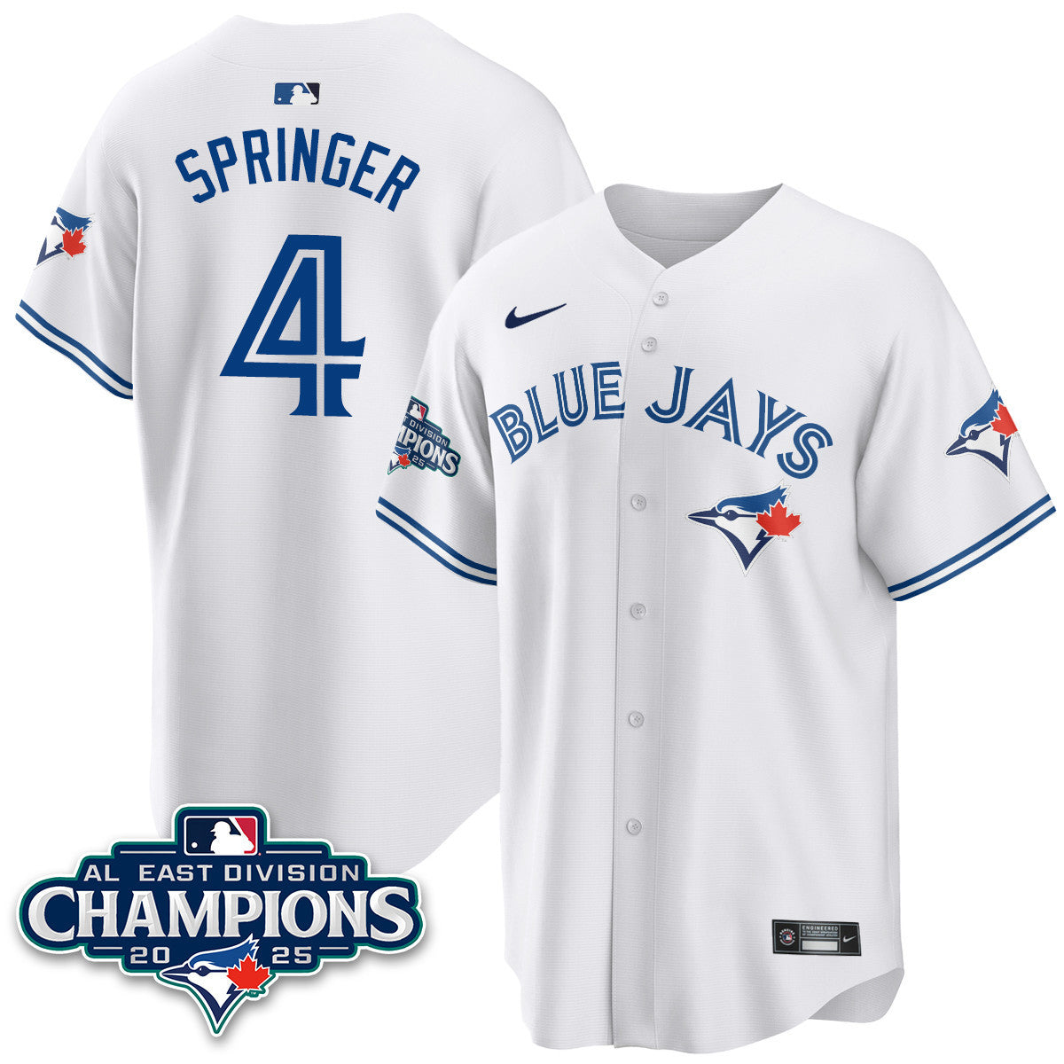 TOR AL East Division Champions Jersey - All Stitched
