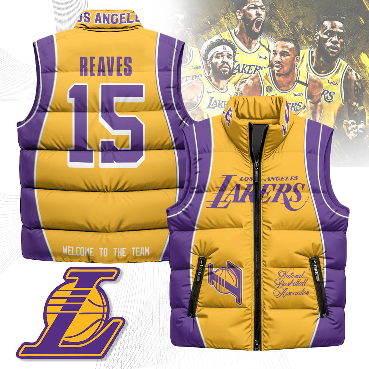 LAL Unisex Puffer Vest