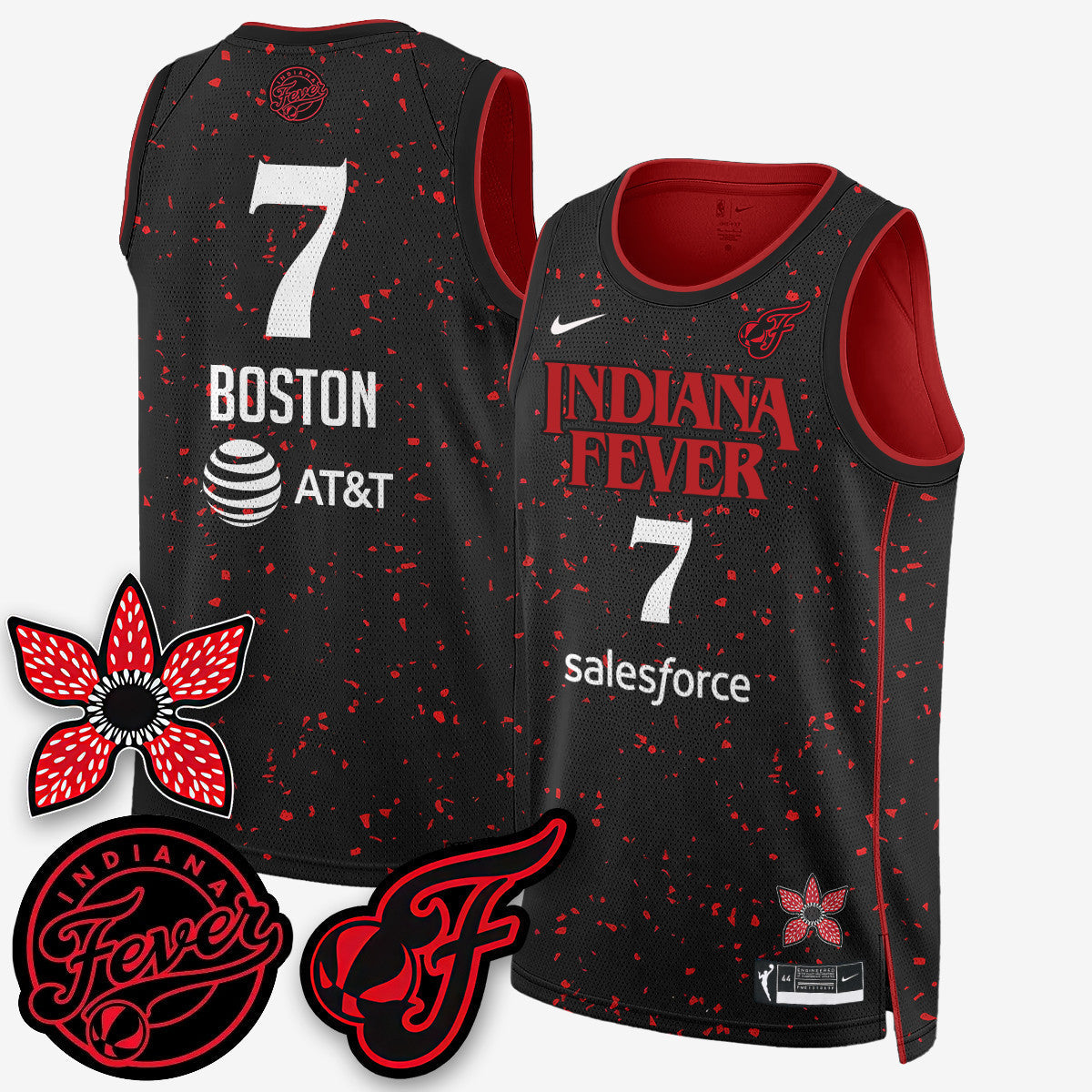 Men's Indiana Fever 'Stranger Things' Jersey - Stitched
