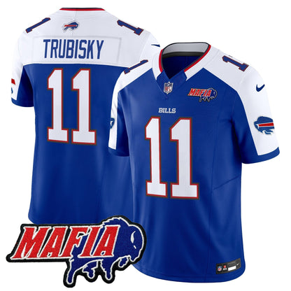BUF 2025 Bills Mafia Patch Vapor Limited Jersey - All Stitched