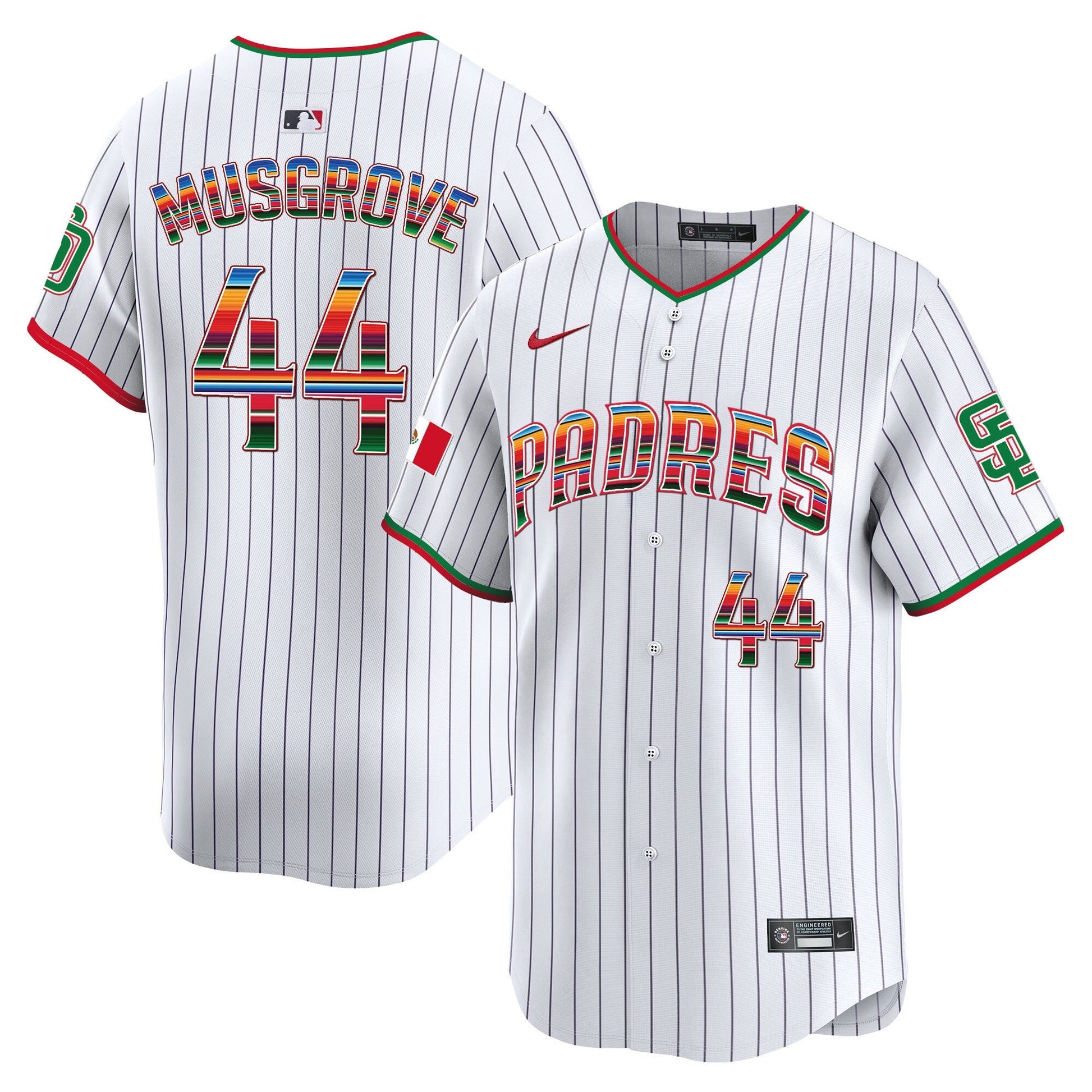 Men's San Diego Padres Mexico Premier Limited Jersey - All Stitched
