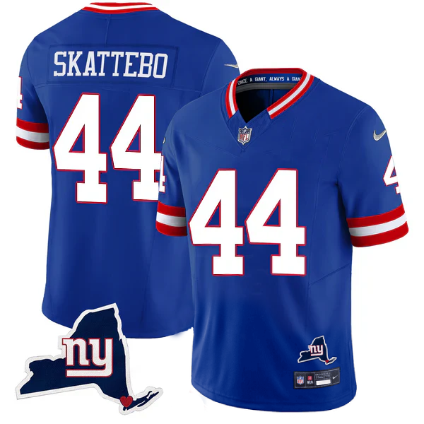 Cameron Skattebo #44 NYG Jersey - All Stitched