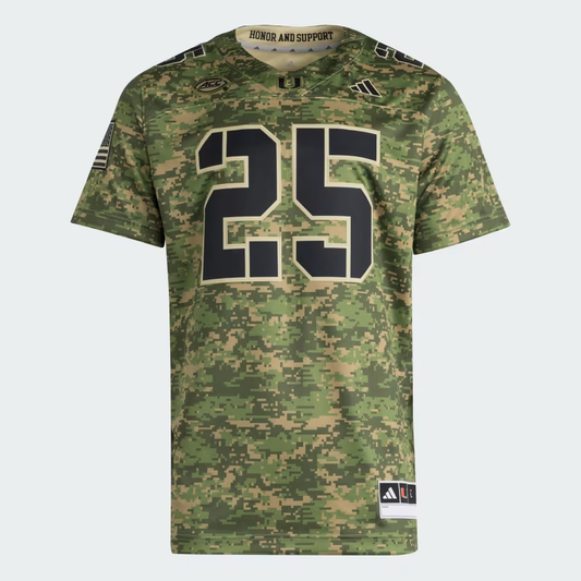MIA Premier Honor and Support Football Jersey - All Stitched