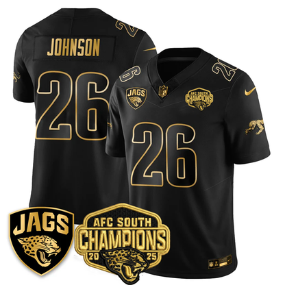 DET AFC South Division Champions Vapor Limited Throwback Jersey - All Stitched
